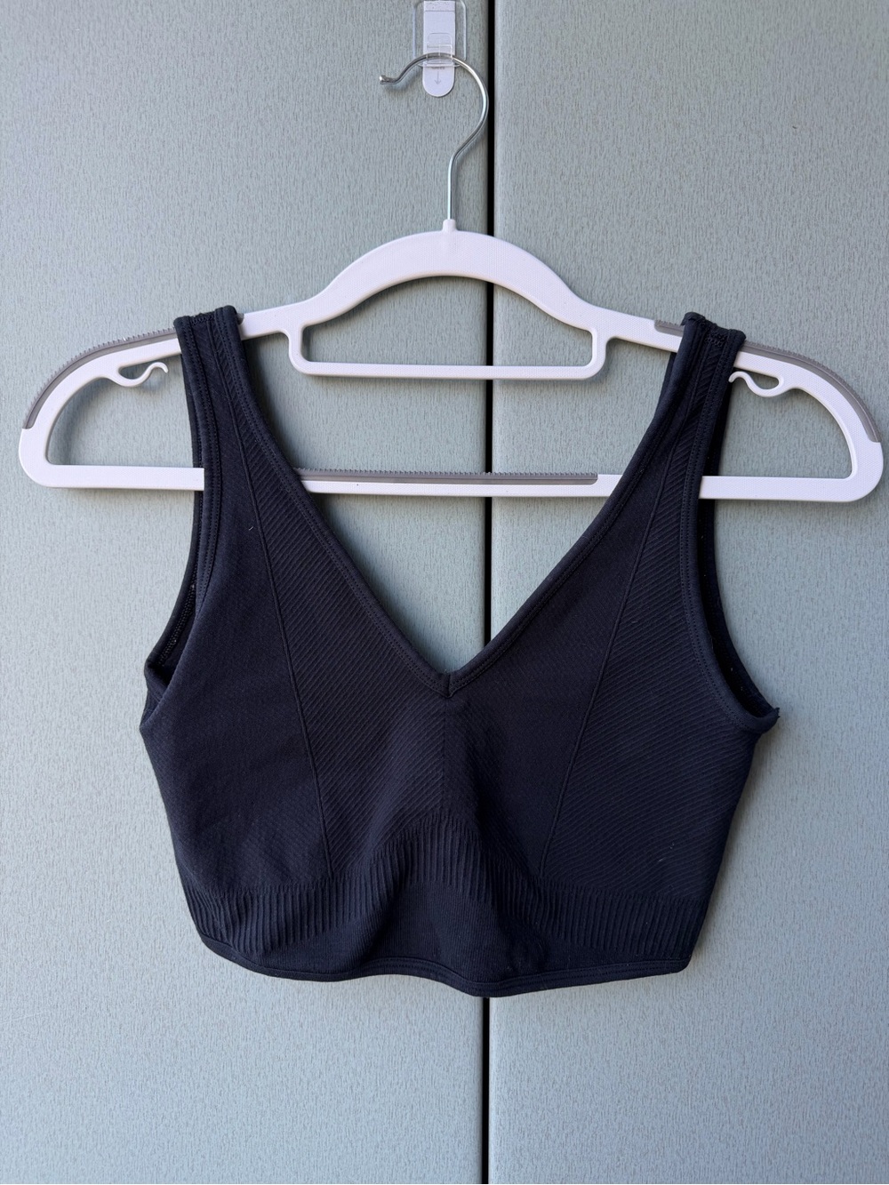 Gymshark Black Seamless Sports Bra Top